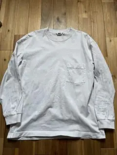 ユニクロU クルーネックT（長袖） ホワイト　Lサイズ