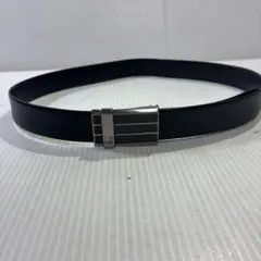 dunhill ダンヒル ベルト ブラック レザー 約82cm〜93cm 中古のサムネイル
