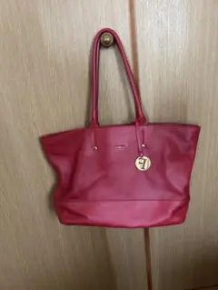 FURLA ショルダーバッグ レッド レザー