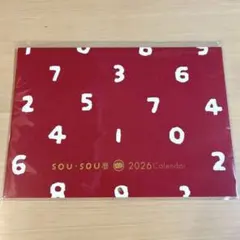 SOU・SOU 2026 Calendar 壁掛けカレンダー　セール