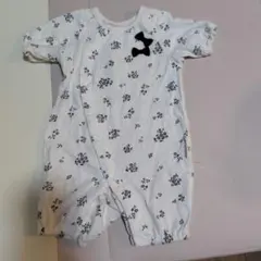 花柄　ロンパース　60-70