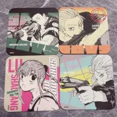 SAKAMOTO DAYS アートコースター 第1弾 4点セット