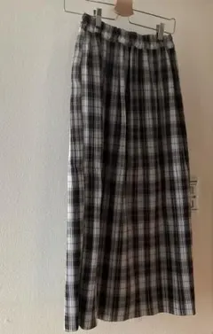 Keitto プリーツスカート チェック柄 グレーチェック タグ付き