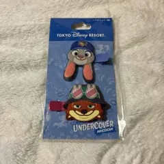 ズートピア　ヘアクリップ　ディズニーリゾート　ニック　ジュディ　ディズニーランド