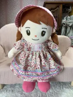 おしゃべりみーちゃん洋服　ファスナーワンピース・ボンネット・くつ下の3点セットのサムネイル