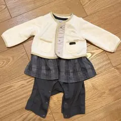 アンパサンド　重ね着風カバーオール　女の子　70