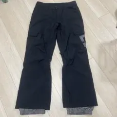 DC スノーボードパンツ 黒 カーゴポケット付き