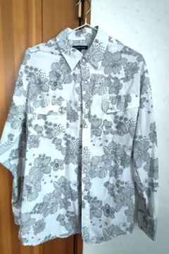 メンズ シャツ Lサイズ 花柄模様
