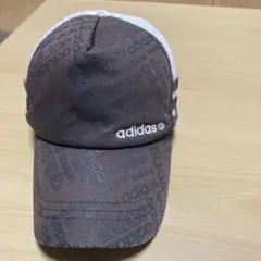 adidas メッシュキャップ ブラウン/ホワイト