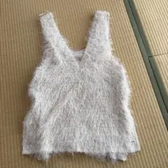 レプシム　フリンジスリットベストチュニック