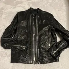 【極希少】DSQUARED2 馬革 牛革 切り替え デニムジャケット 42 92fjz-lff9m.jpg