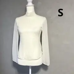 美品 ユニクロ Mame Kurogouchi メッシュハイネックT