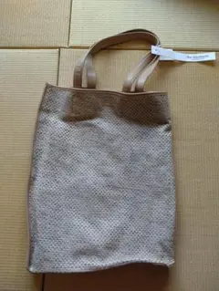 【新品未使用】the dilettante メッシュ素材 ベージュ トートバッグ