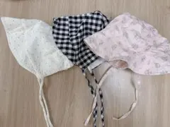 H&M等 ベビー帽子 3点セット 18M/2T