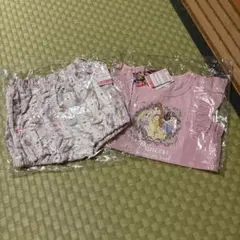 【新品未使用】しまむら　リトシー　ディズニープリンセス　Tシャツ&ショートパンツ