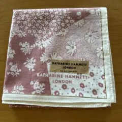 KATHARINE HAMNETT LONDON♪ハンカチ♪花柄 ピンクのサムネイル