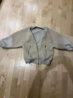 フリースボアジャケット ベージュ　フリーサイズ。