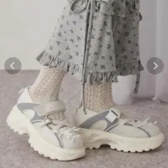 merryjenny ribbonジャガードスニーカーのサムネイル