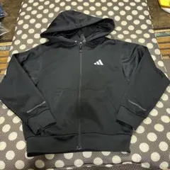 adidas キッズ ジップアップパーカー　110センチ