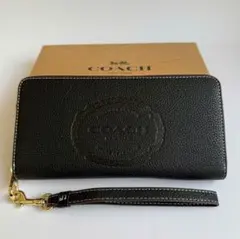 新品未使用 COACH コーチ 長財布 アウトレット C3548 ブラック - メルカリ