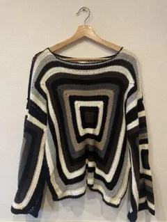 ZURI ♡ クロシェニット トップス