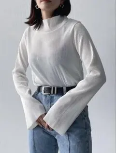 プリーツフレアスリーブ