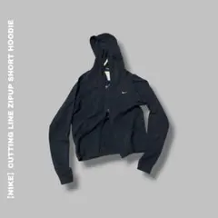 最終値下げ【NIKE】CUTTING LINE SHORT HOODIE 49T
