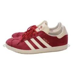 adidas Gazelle 赤/ホワイト スニーカー