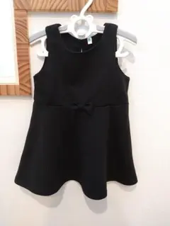 【美品】 ワンピース ブラック 80cm 西松屋 フォーマル　喪服　ベビー