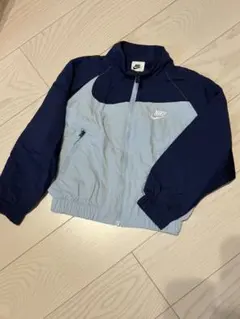 NIKE ウィンドブレーカー ネイビー×ライトブルー XS