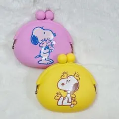 スヌーピー シリコンコインケース 2色セット