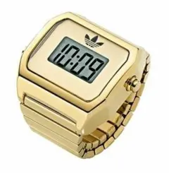 新品 DIGITAL TWO RING アディダス リングウォッチ ゴールドのサムネイル