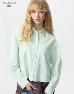 UNIQLO JW ANDERSON ミントグリーン オックスフォードシャツ M