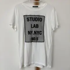 INGNI 半袖Tシャツ ホワイト ロゴプリント
