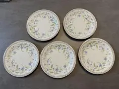 NARUMI 花柄皿 5枚セット