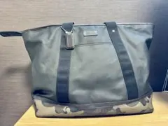 【美品】COACH ブラック トートバッグ カモフラージュ