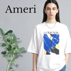 アメリ　AMERI Tシャツ　半袖　グラフィック　レディース　ビッグシルエットのサムネイル