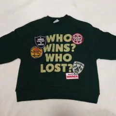 BREEZE トレーナー 120cm ダークグリーン