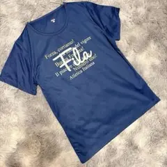 FILA フィラ（ LL）スポーツウェア 半袖　テニス 速乾 ネイビー