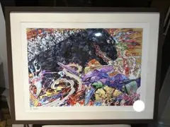 村上隆 版画 庵野秀明監督へのオマージュ: エヴァ&シン・ゴジラ - メルカリ