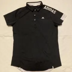 adidas ストライプ ポロシャツ ブラック adidas ブラック ストライプ ポロシャツ - メルカリ