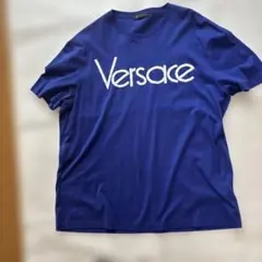 VERSACE ヴェルサーチ Tシャツ ブルー Lサイズのサムネイル