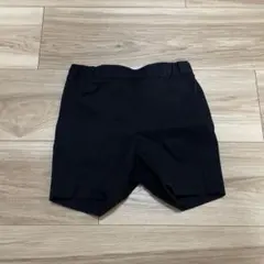 値下げ　familiar 黒 ハーフパンツ