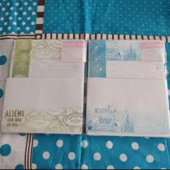 スヌーピー　トイ・ストーリー　リトルグリーンメン　レターセット　新品　2点セット