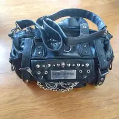 Sexpot Revenge ユニセックス　1品物　スタッズ付きボストンバッグ