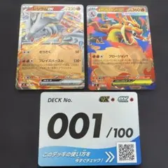 メガリザードンY ex & レシラムex / デッキ001番　ミラー