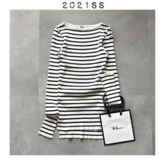 【美品✨】AURALEE × RonHerman 別注 ギザボート 白黒