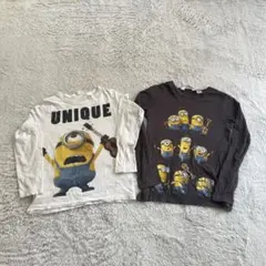 か--すさま専用H&M ミニオンロングＴシャツ　6ー8Y