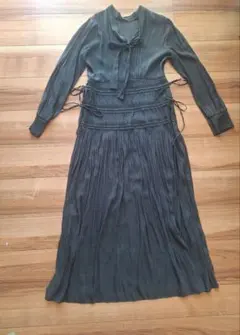 即決のみ※【大人可愛い】フレイアイディー ドット柄 ロングワンピース