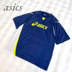 90s ASICS ゲームシャツ 日本製 サッカーシャツ ビッグロゴ レア L 90s ASICS ゲームシャツ 日本製 サッカーシャツ ビッグロゴ レア L